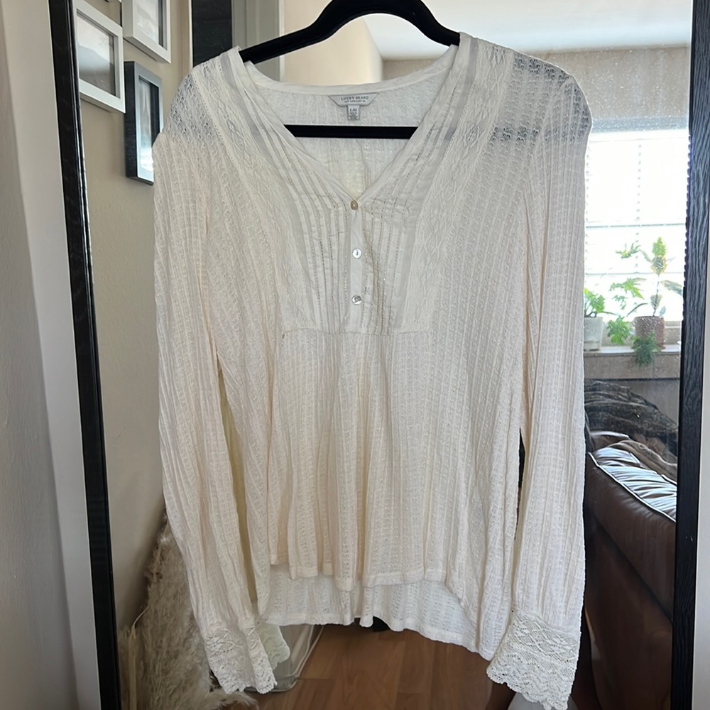 Lucky brand long sleeve top